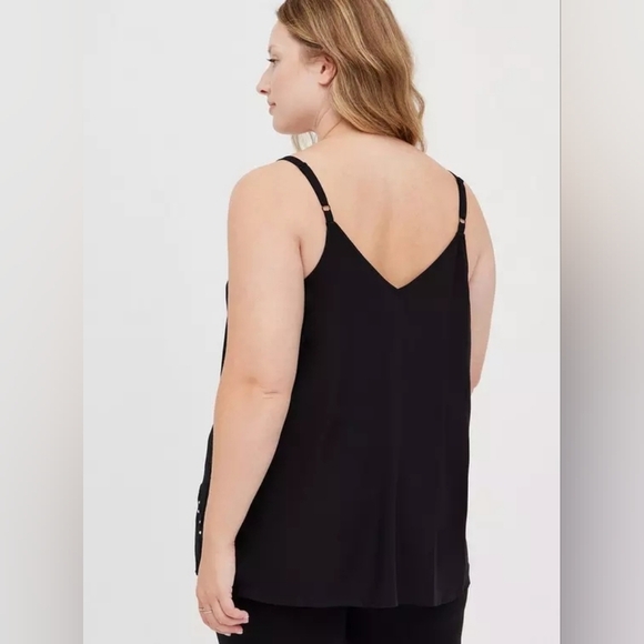 Torrid Challis Studded Swing Cami 3x black - Picture 3 of 15